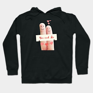 2 finger love by Balim Hoodie